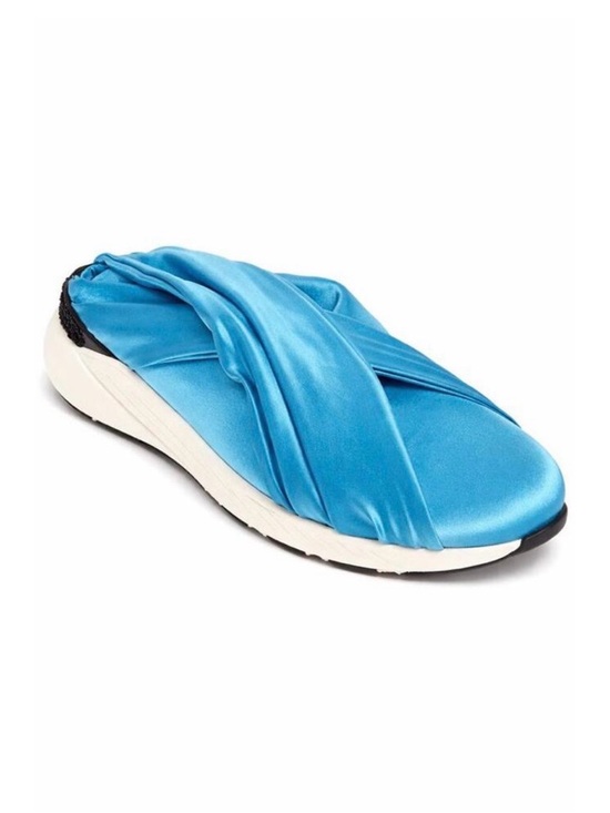 Casadei Shoes - Casadei Satin Stretch Semplice Marettimo Slip-On Sneakers Size EU 40 (US 9)